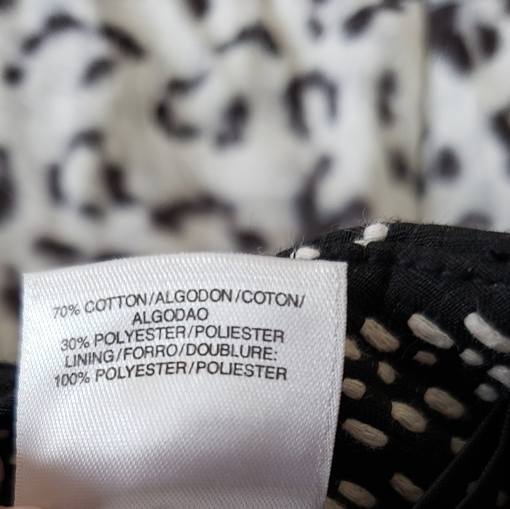 Kasper Black & White Geo Jacquard Skirt Sz 8 - Picture 8 of 8